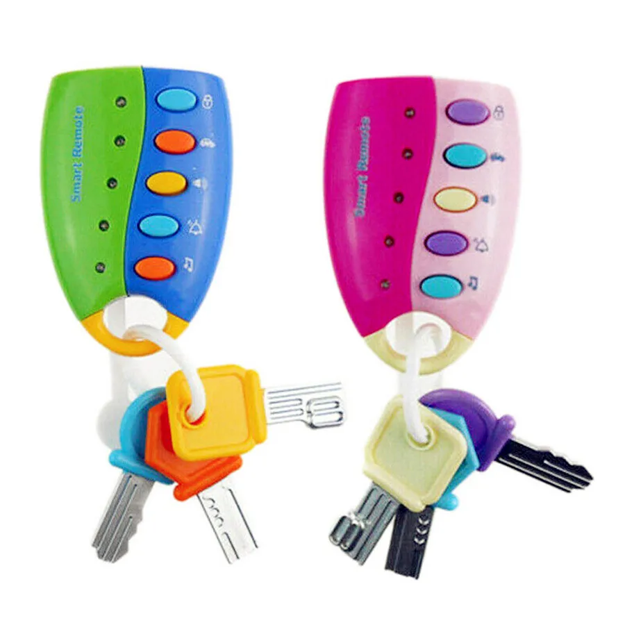 

2022 New Baby Toy Musical Car Key Vocal Smart Remote Car Voices Pretend Play Educational Toys for Children Baby Music Toys