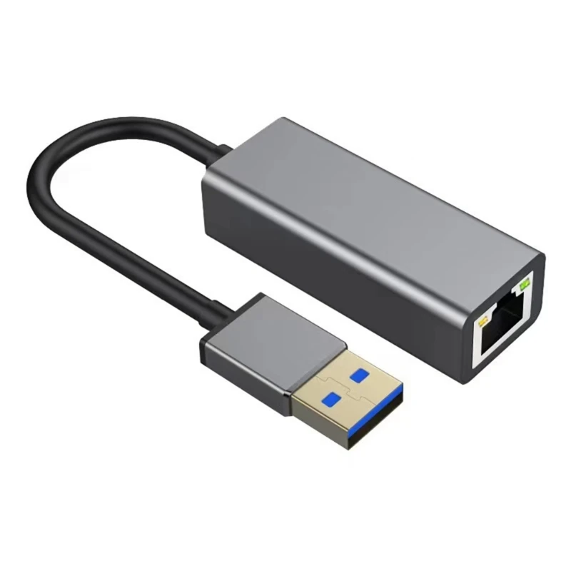 

Y1UB USB Ethernet Connection Card Usb3.0 To Rj45 1000M Networking Card Fast Transfer Speed Metal Case