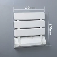 Folding Shower Seat Wall Mounted Foldable Shower Bench for Elderly Space-Saving Shower Benches for Inside Shower 2