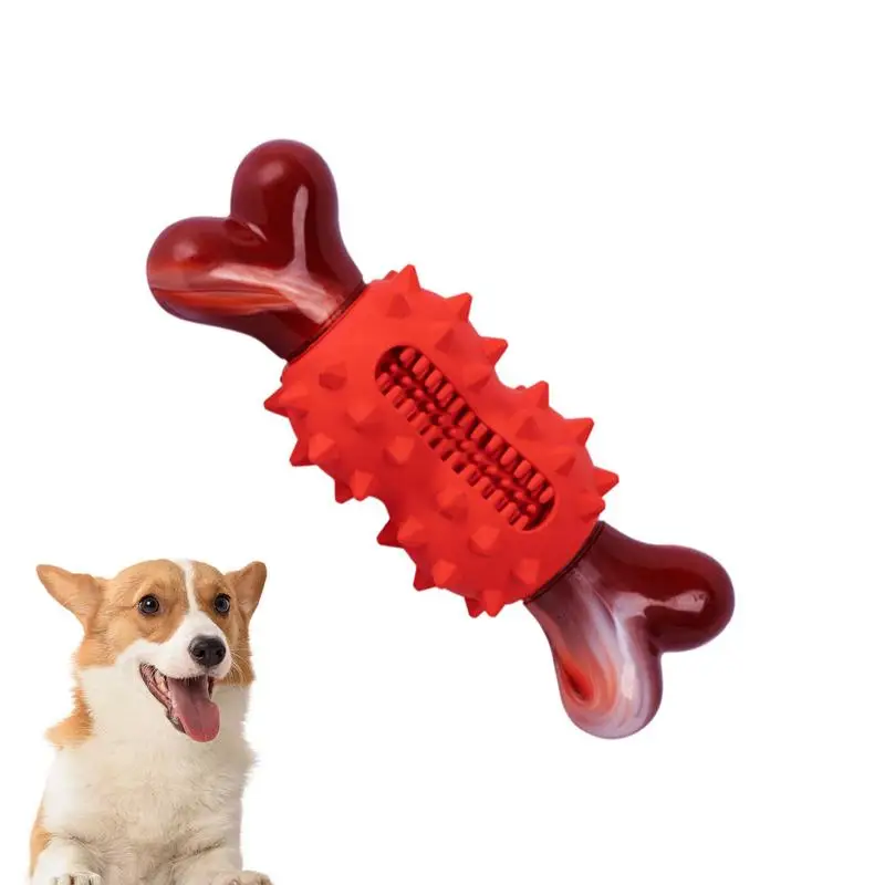 

Chew Toys For Aggressive Chewers Tough Bone Shape Dog Teeth Cleaning Toy Interactive Dog Supplies Indestructible Dog Toys