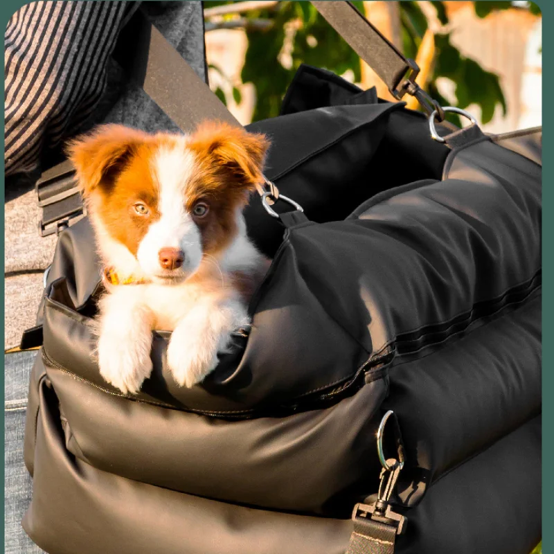 Simulation Leather Multifunctional Front and Rear Co driver Car Kennel