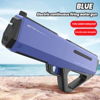 2024 New Electric Water Gun Toy Fully Automatic Water Absorbing and Powerful Spray Large Black Technology Children's Water Gun 2