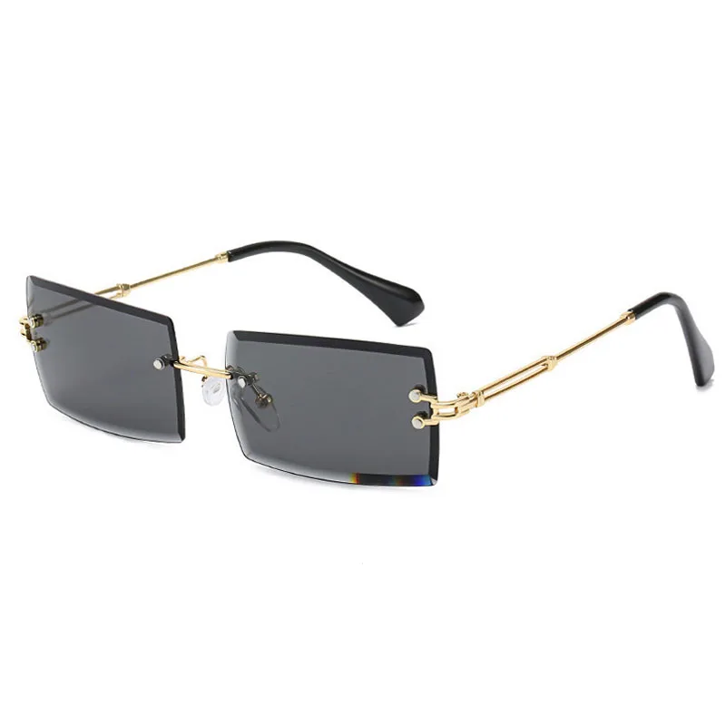 

Sunglasses for Women UV 400 Fashion Woman Designer Sun Glasses Trendy Ladies Rimless Shades 9K0D31