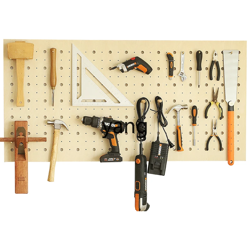 

CX Wire-Wrap Board Tool Wall Hanging Board Studio Storage Wooden Tool Holder