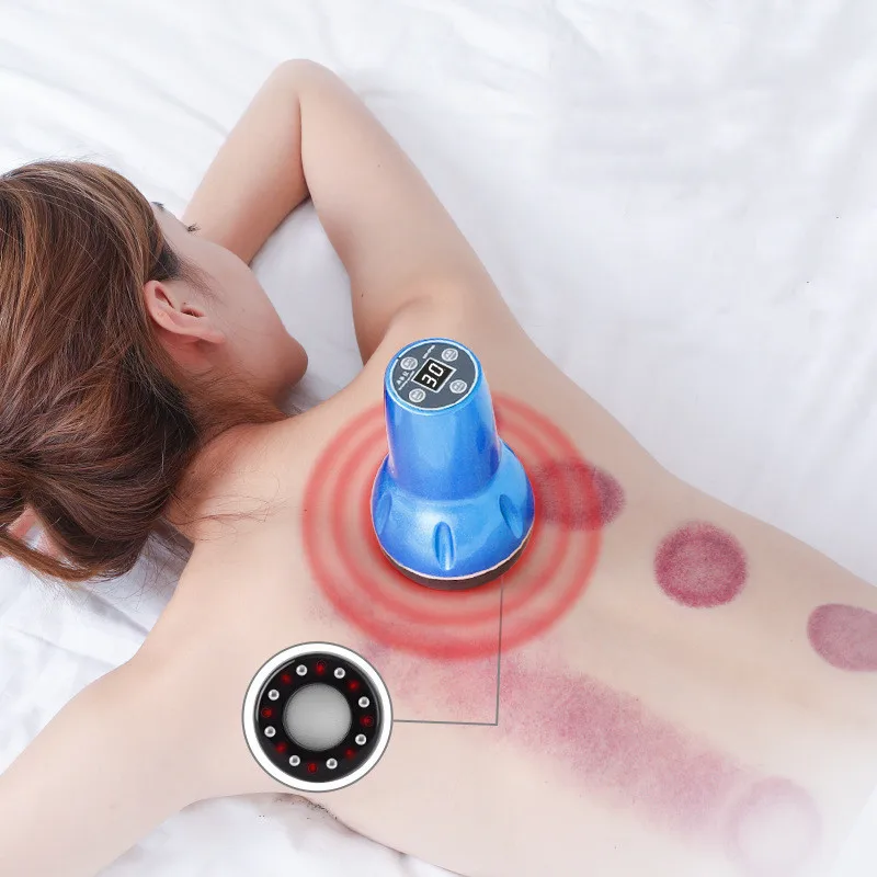 Electric Cupping Therapy Massager Suction Cups Body Massager Anti Cellulite Suction Cup Physiotherapy Jars Gua Sha Fat Burner 2
