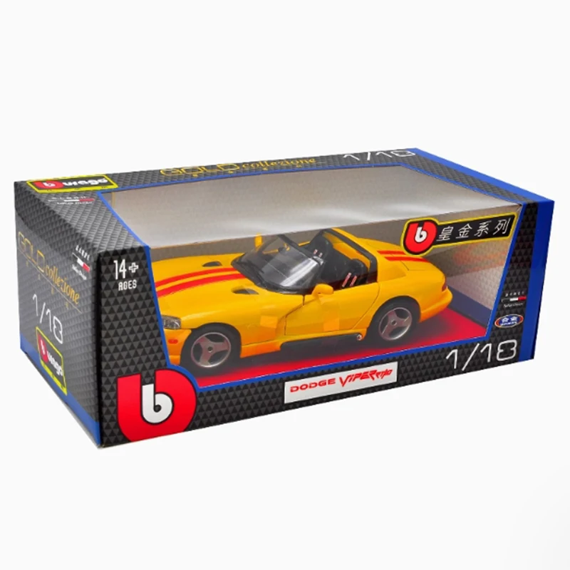 ブラーゴ　BURAGO 1/18 Dodge Viper RT/10 2台セット Bburago Diecast 1:18 Scale Dodge Viper RT/10 Alloy
