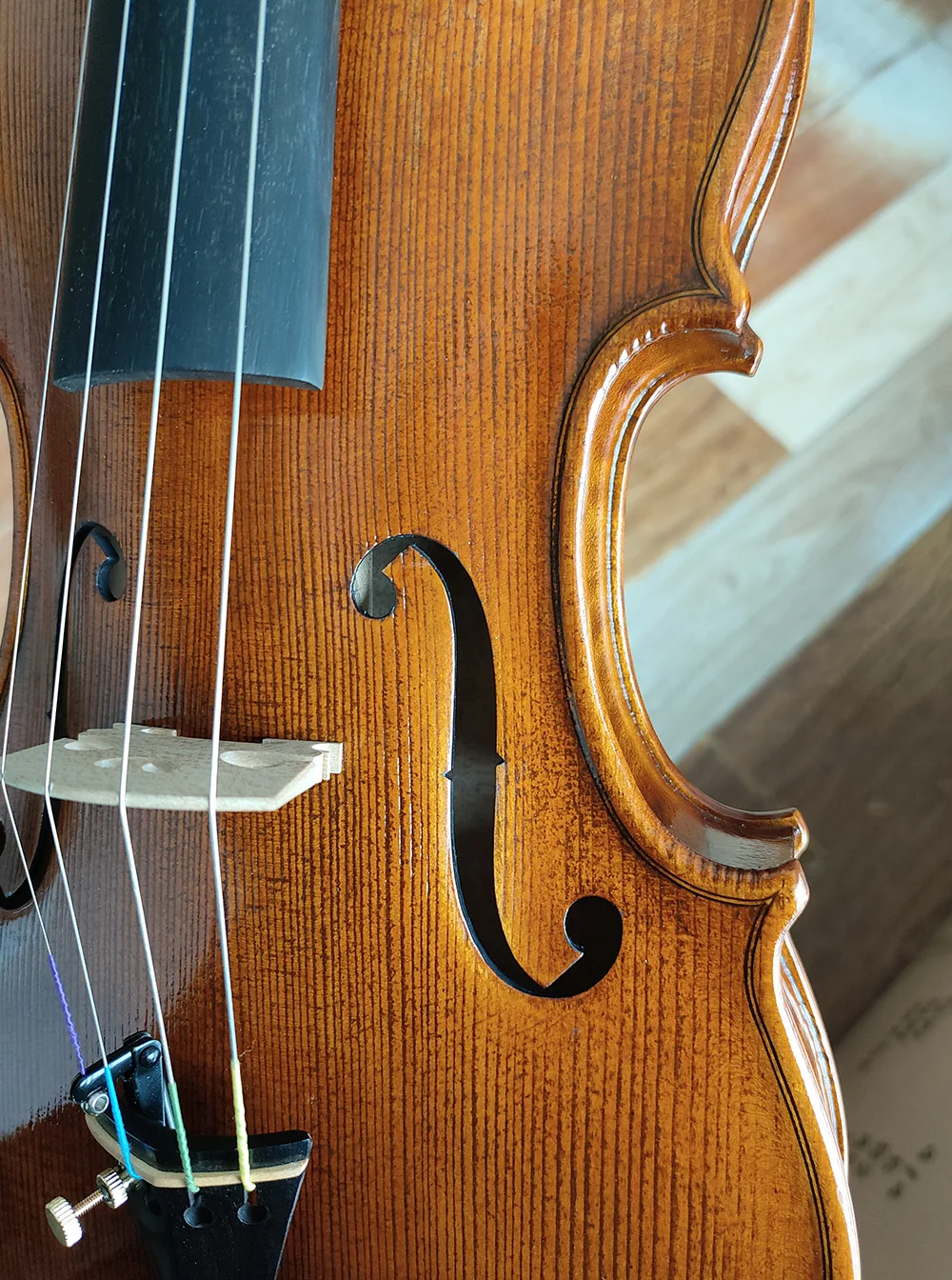 Left Hand Stradivarius Violin 4/4 Size Hand Made Oil Varnish European Spruce Professional Violines