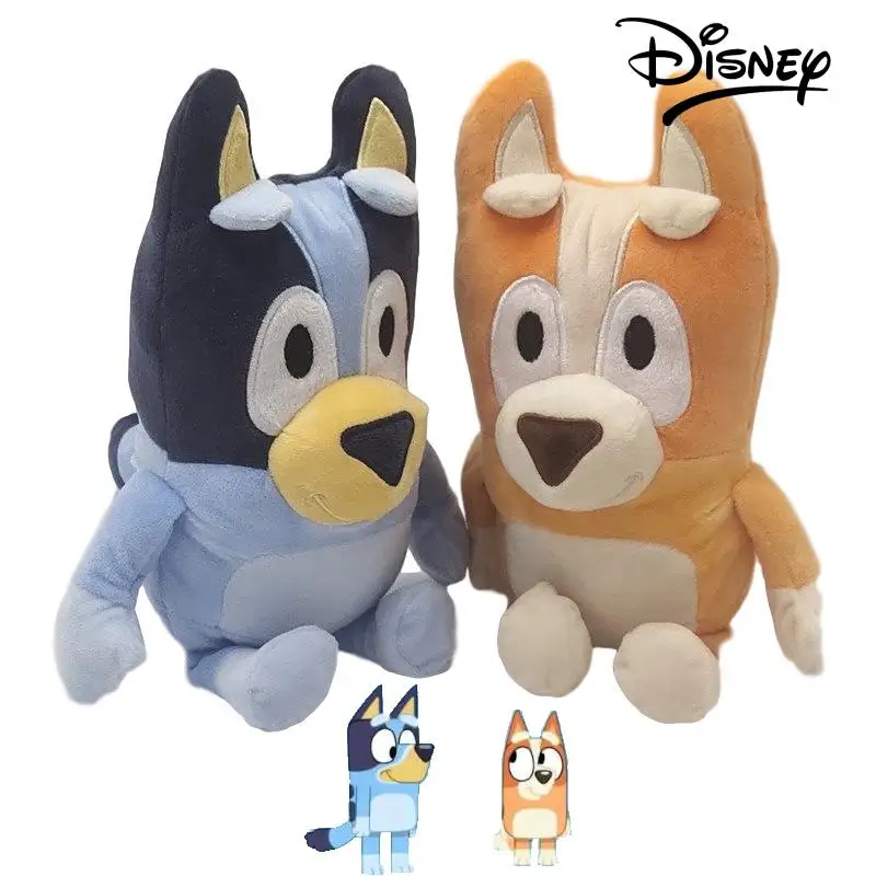 Peluche 2PCS 28cm Bluey and Bingo Dog Friends Kids Plush Toy Cute Plush Birthday Gift 