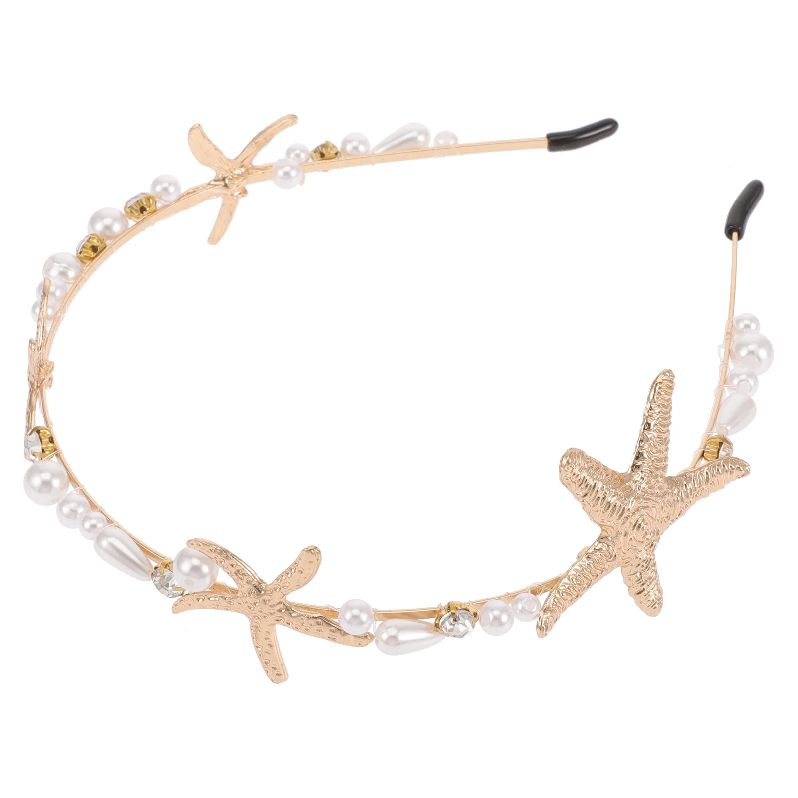 

Sea Star Headband Hair Pearl Design Head Attractive Headdress Party Prop Headpieces for Female Women Bride Wedding Hair Jewelry