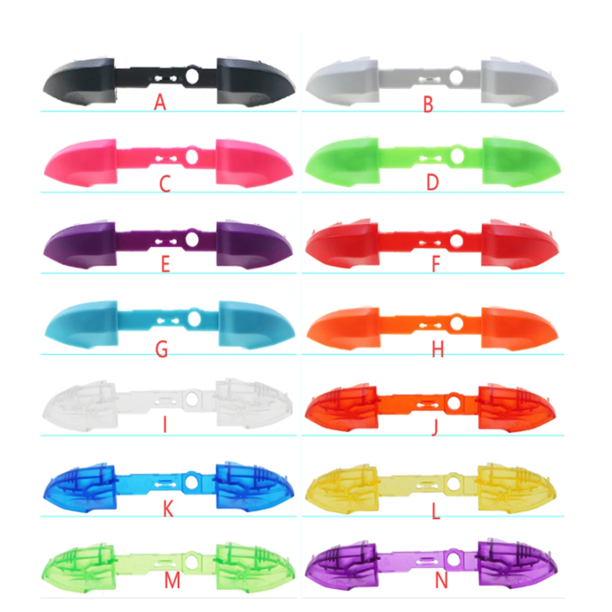 1Set Für XBox Serie X S Controller RB LB Stoßstange Trigger Taste Mod Kit Mittleren Bar Halter Ersatz Serie X/S Reparatur Teile – Detail 7