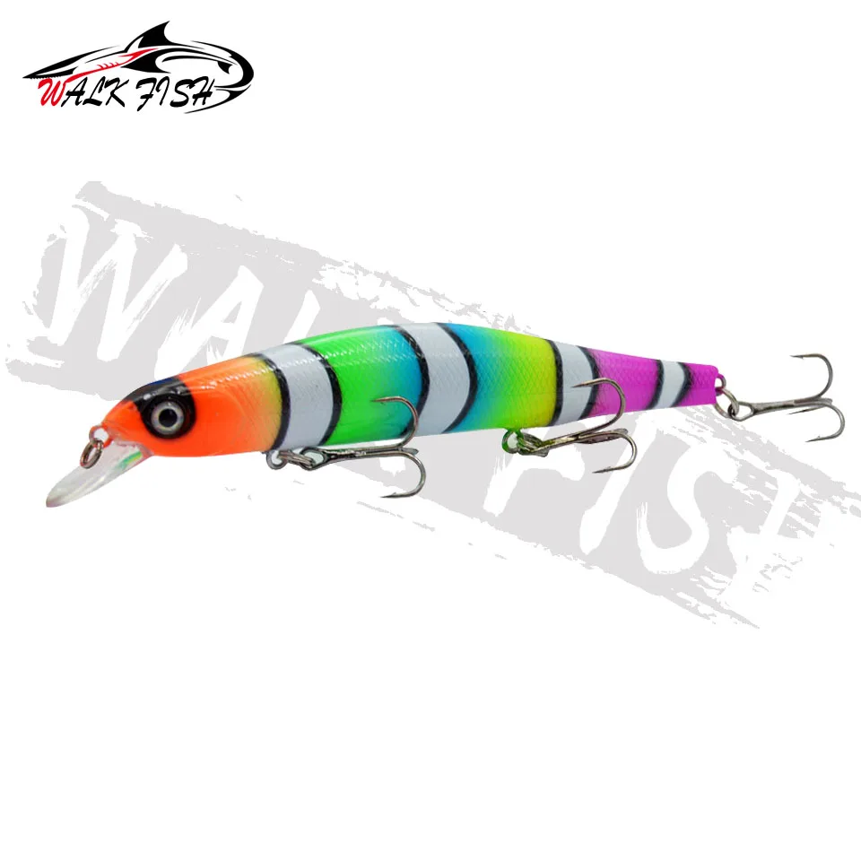 Description Picture 5 of itemWALK FISH Fishing Lures Jerkbaits Minnow 125mm 17.5g Artificial Bait Good Action Wobblers Hard Lure Pesca Diving Depth 0.5-1.5m