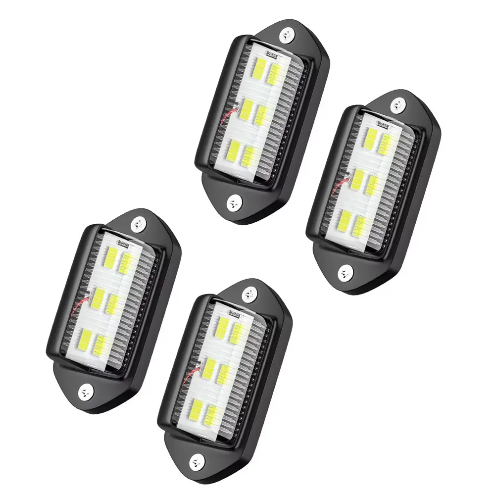 ตัวเลือกสินค้า ไฟส่องป้ายทะเบียนรถยนต์ LED 6 ดวง สำหรับรถ SUV รถบรรทุก รถตู้