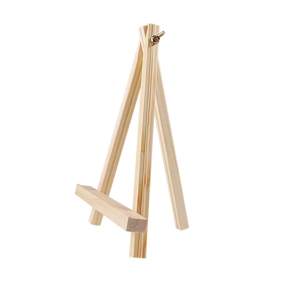 Mini Wood Artist Tripod Painting Easel For Photo Painting Postcard Display  Holder Frame Kids Drawing Toys