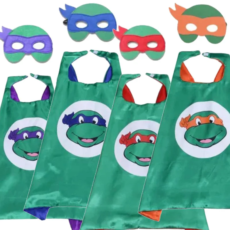 Tartarughe Ninja TMNT mantelle Anime per bambini 2023 mantelle mantello  costumi di Halloween per ragazzi ragazze festa di compleanno favore Costume  Cosplay - AliExpress