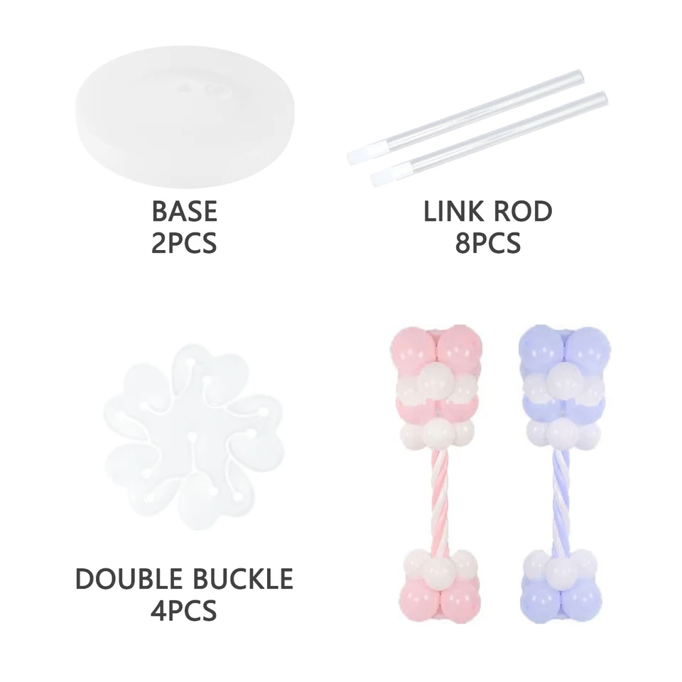 Kit Arco Di Palloncini Con Pompa Elettrica E Manuale – Supporto Pieghevole Da 2,5 M E 1,5 M, Base Con Sacchi D'Acqua, Clip E Accessori Per Matrimoni E Feste