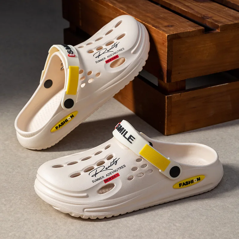 Men's Summer EVA Soft Sole Breathable Clogs Sandals