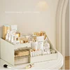 NEW Transparent Drawer Style Makeup Box,Dormitory Organizer Plastic Cosmetics Skincare Dressing Table Desktop Storage Box 5