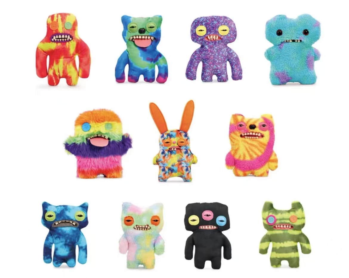 Original New Brand Fuggler Ugly Monsters Teeth Plush Toys Little Monsters Fashion Lovelys Small Shorts Plush Dolls Toys For Kids