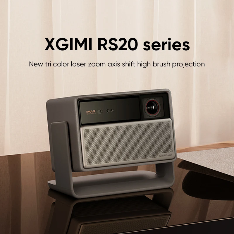 XGIMI RS 20 Plus 3색 레이저 프로젝터 4K 2800 CVIA 루멘 3200 ISO 밝기 홈시어터 고휘도 프로젝터