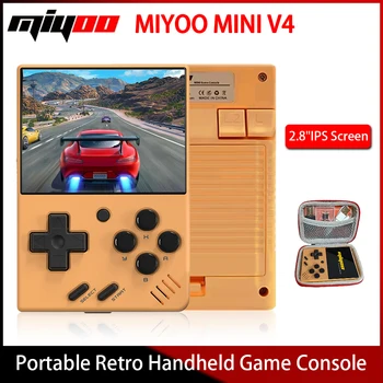 MIYOO MINI V4 PortableRetro Handheld Game Console 2.8Inch IPS Screen Video Game Consoles Linux System Classic Gaming Emulator 1