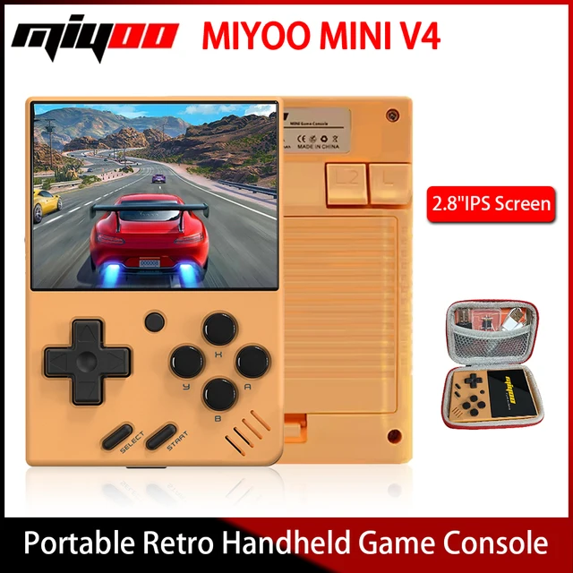 MIYOO MINI V4 PortableRetro Handheld Game Console 2.8Inch IPS Screen Video Game Consoles Linux System Classic Gaming Emulator 1