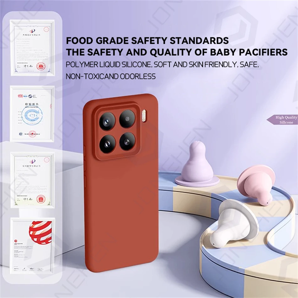 Sleek Candy Liquid Silicone Magnetic Phone Case with Magsafe Wireless Charging Compatibility