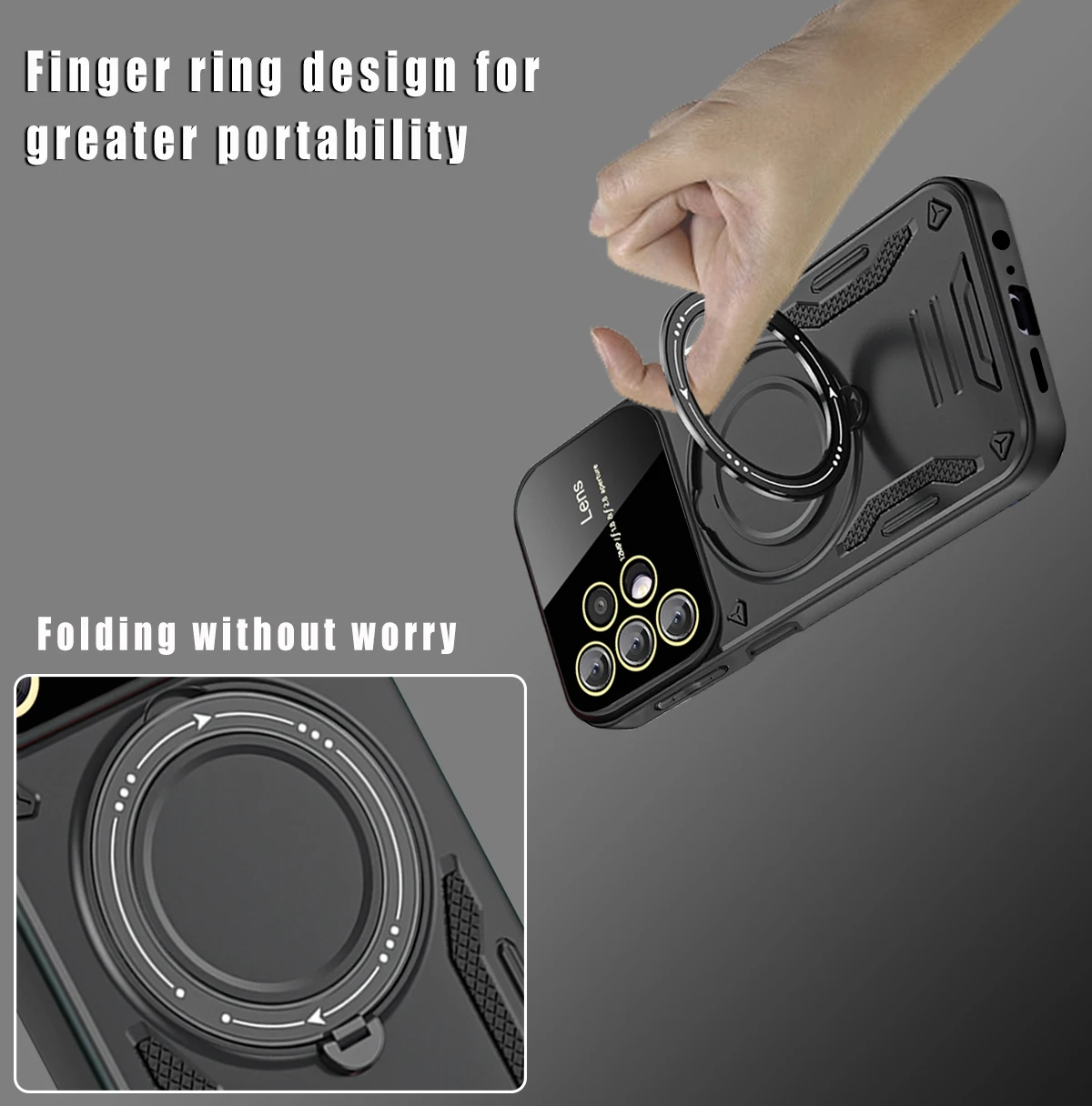 Enhanced Magsafe Magnetic Stand Military Grade Case