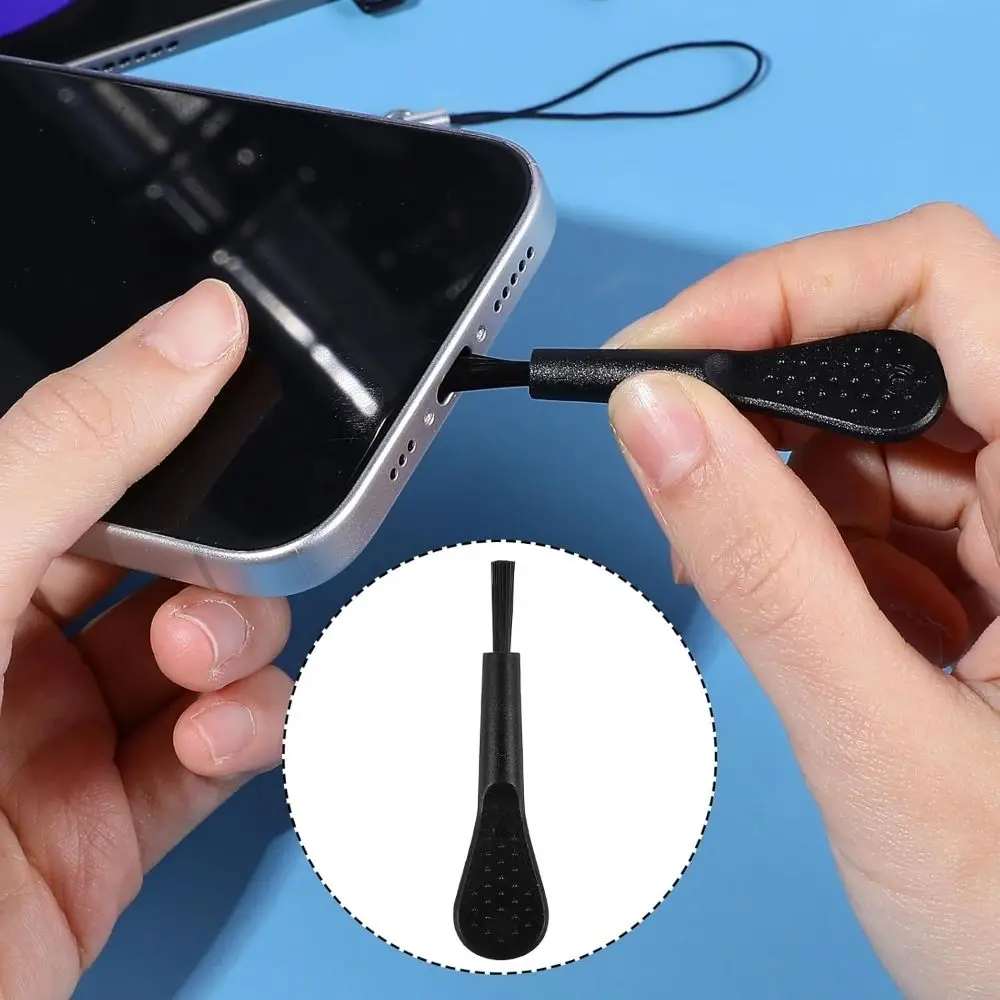 10pcs Type-C 전화 먼지 플러그 세트 다기능 보호 USB C 먼지 플러그 방진 범용 청소 브러쉬 세트