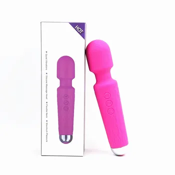 20 Speed Wireless Dildos AV Vibrator Magic Wand for Women Clitoris Stimulator USB Rechargeable Massager Sex Toys A 3