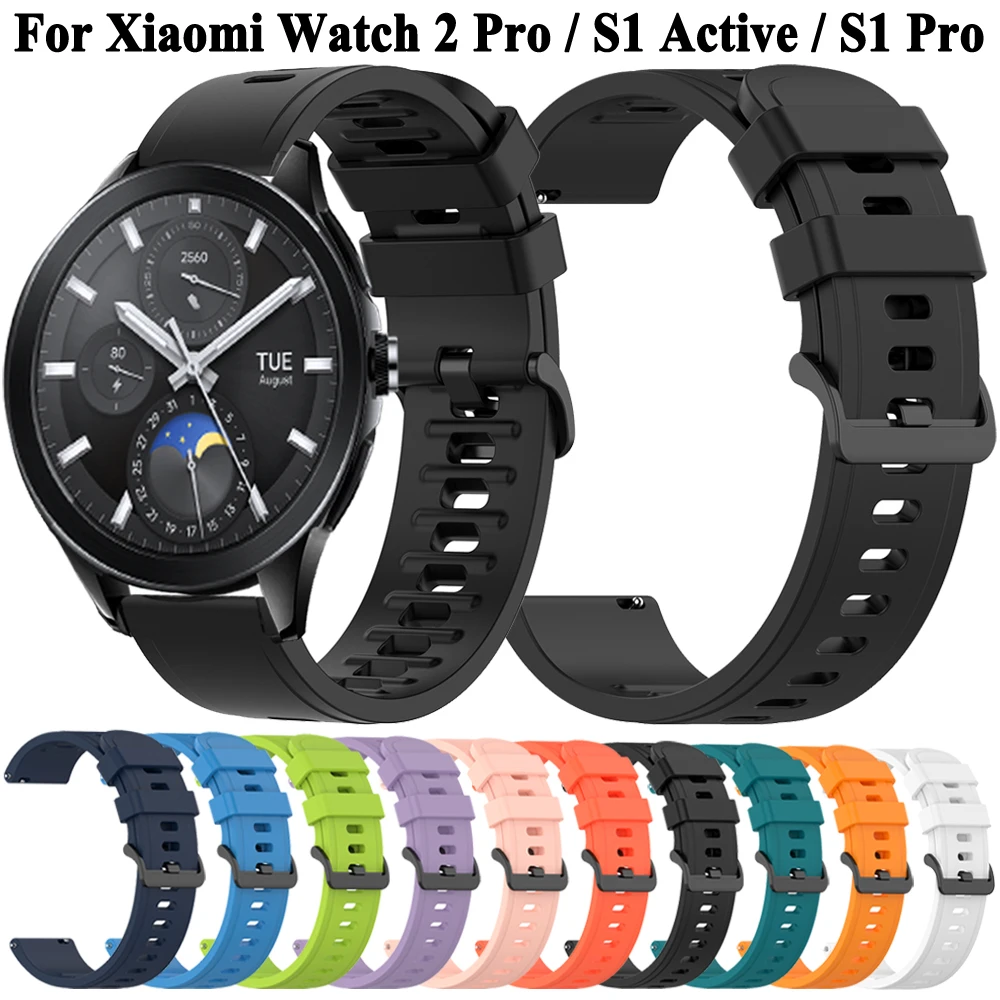 Per Xiaomi Watch 2 Pro S1 Cinturini Per Xiaomi S3 S2 S1 Active Pro Bracciale Per Xiaomi Watch Color Sport Cinturino In Silicone
