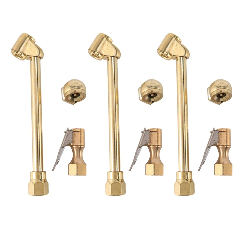 

Набор высокопрочных латунных патронов, 9 Упаковок, латунный патрон 1/4 дюйма для накачки шин, манометр, аксессуары для компрессора