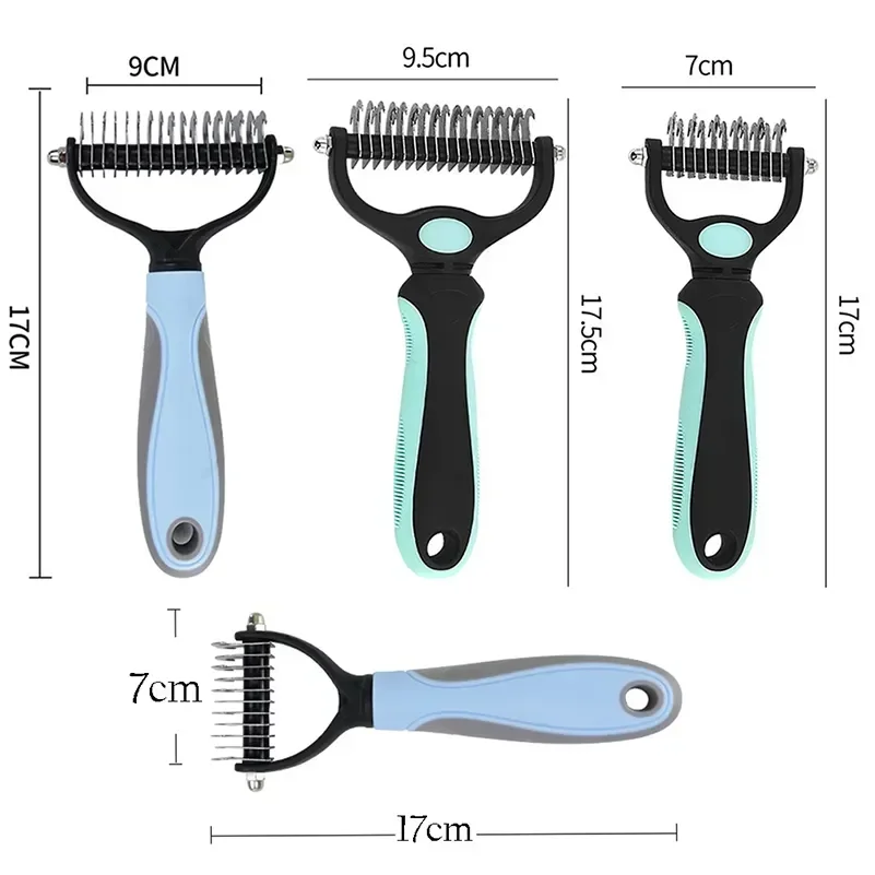 

Dogs Supplies Brushes Professional Hair Comb Deshedding Fur Cutter Cat Grooming Shedding Knot Remover Pet Brush Puppy Dog
