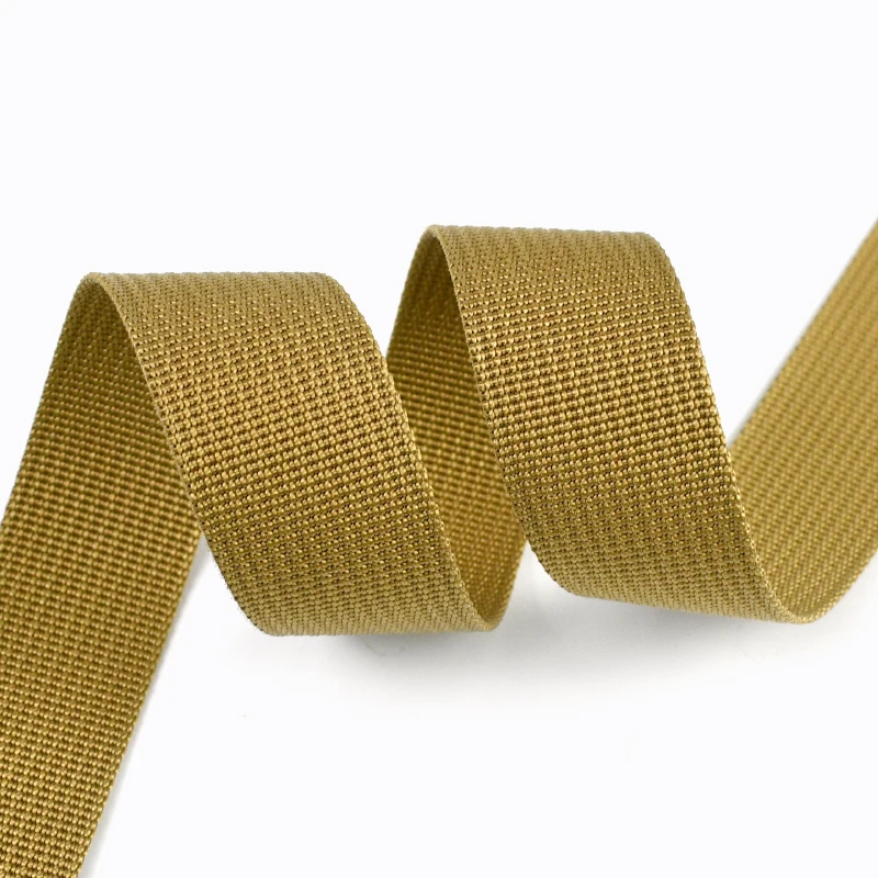 Durable Nylon Webbing Roll for Bag Strap and Decorative Accessories, 5M x 20-50mm