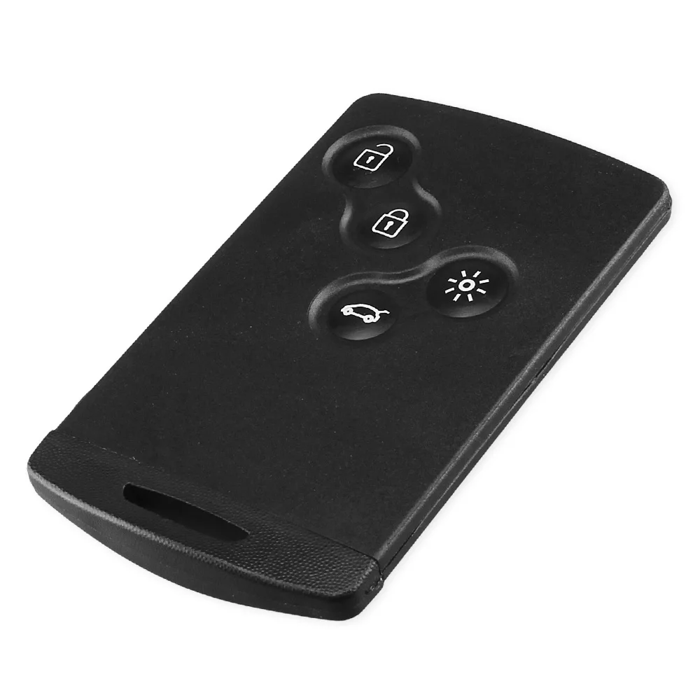 Remote Smart Card Key Case For Renault Laguna Clio Koleos Key Shell Smart Card 2/3/4 Button With Insert Small Key Blade - - Racext™️ - - Racext 28