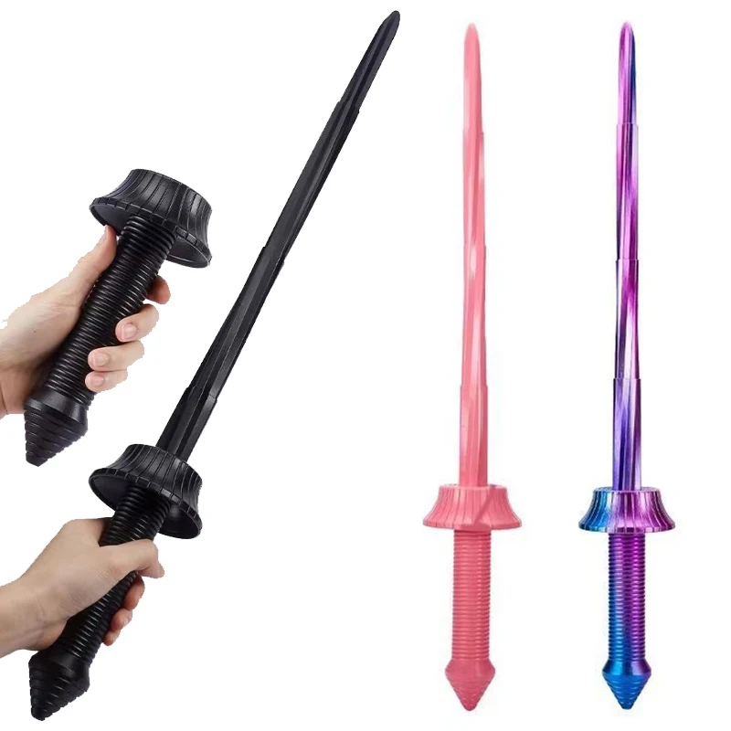 

3D Printed Gravity Retractable Samurai Sword Model Toys Samurai Sword 29in Fidget Knife Katanatoy Fun Creative Tricky Toy