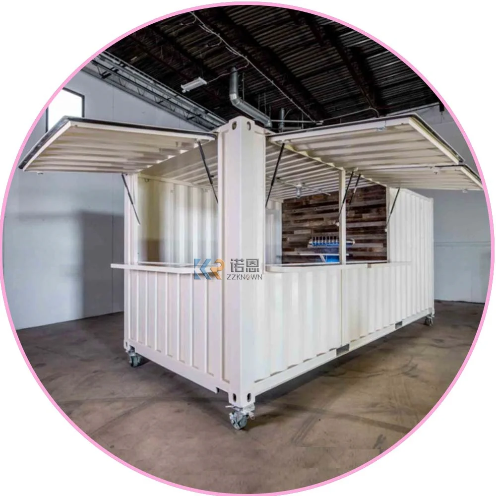 2023 Prezzo Basso 20Ft 40Ft Contenitore Staccabile Prefabbricato Caffetteria Ristorante Contenitore Di Lusso Bar Flat Pack Container House