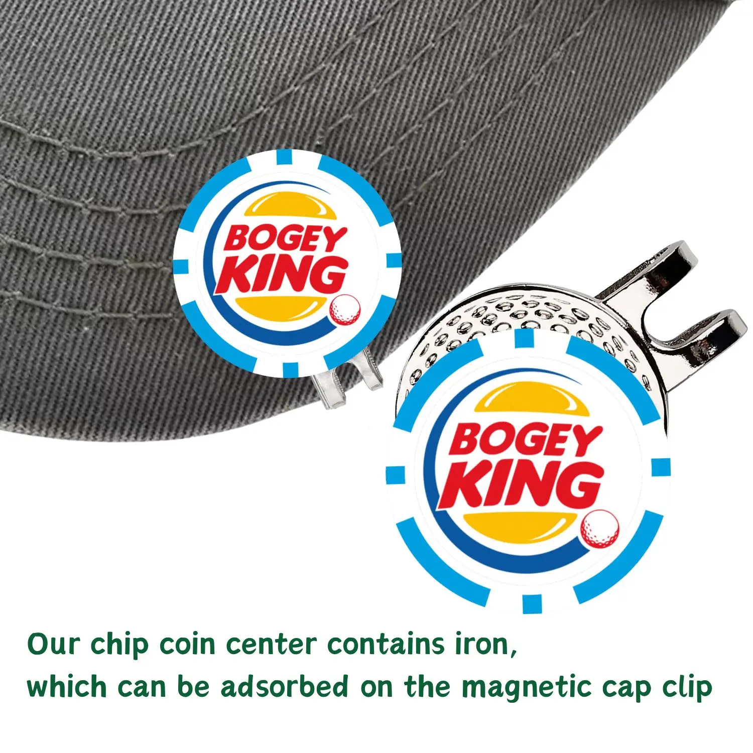 8 counts Golf Ball Marker Poker Chips Golf Accessories for Men Golfers Dad Boyfriend Husband Birthday Fathers Day golf lead accessories