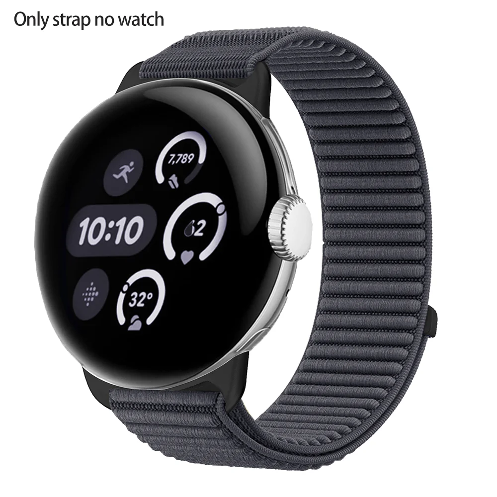 Nylon Loop Sport Strap - Comfortable Braided Bracelet for Smartwatch