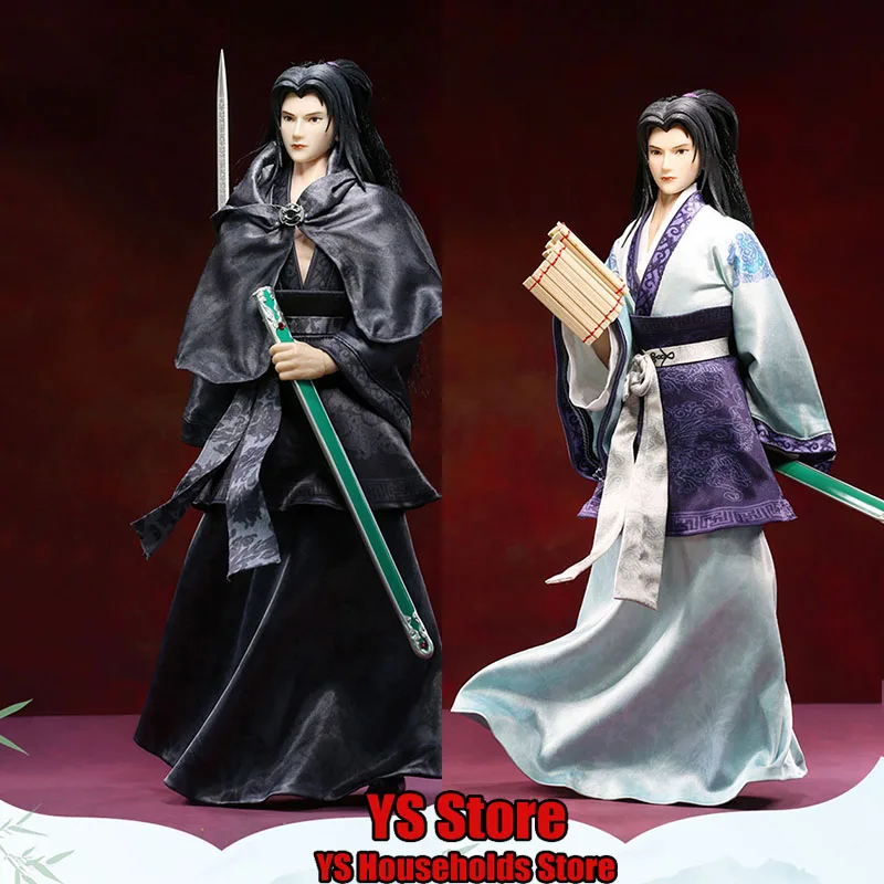 

2 Versions 1/6 Liang Counsellor Moveable Collectible Dolls Chinese Ancient Figure Original Anime Simulation 12" Full Set Model