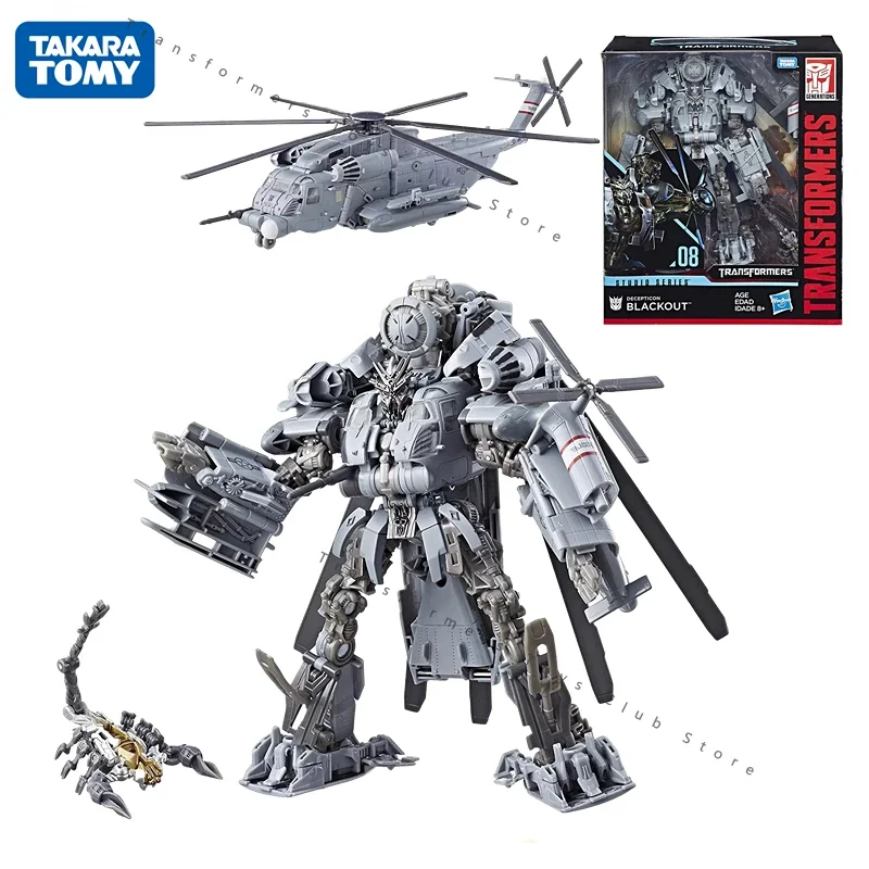 In Magazzino Tapara Tomy Transformers Studio Series L-Class Leader Ss08 Blackout Action Figures Raccolta Hobby Toy Gift