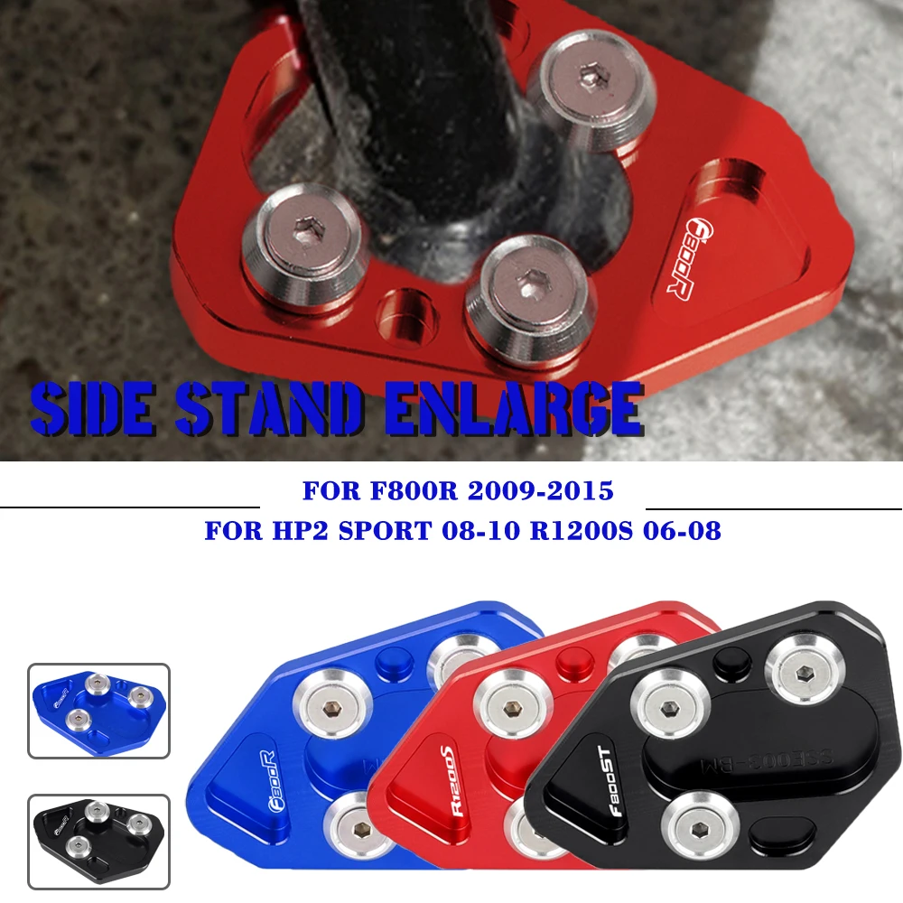 

R1200S 2006-2008 For BMW K1200S K1200R K1300S K1300R K 1200 1300 R S Side Stand Pad Plate Kickstand Enlarger Support Extension