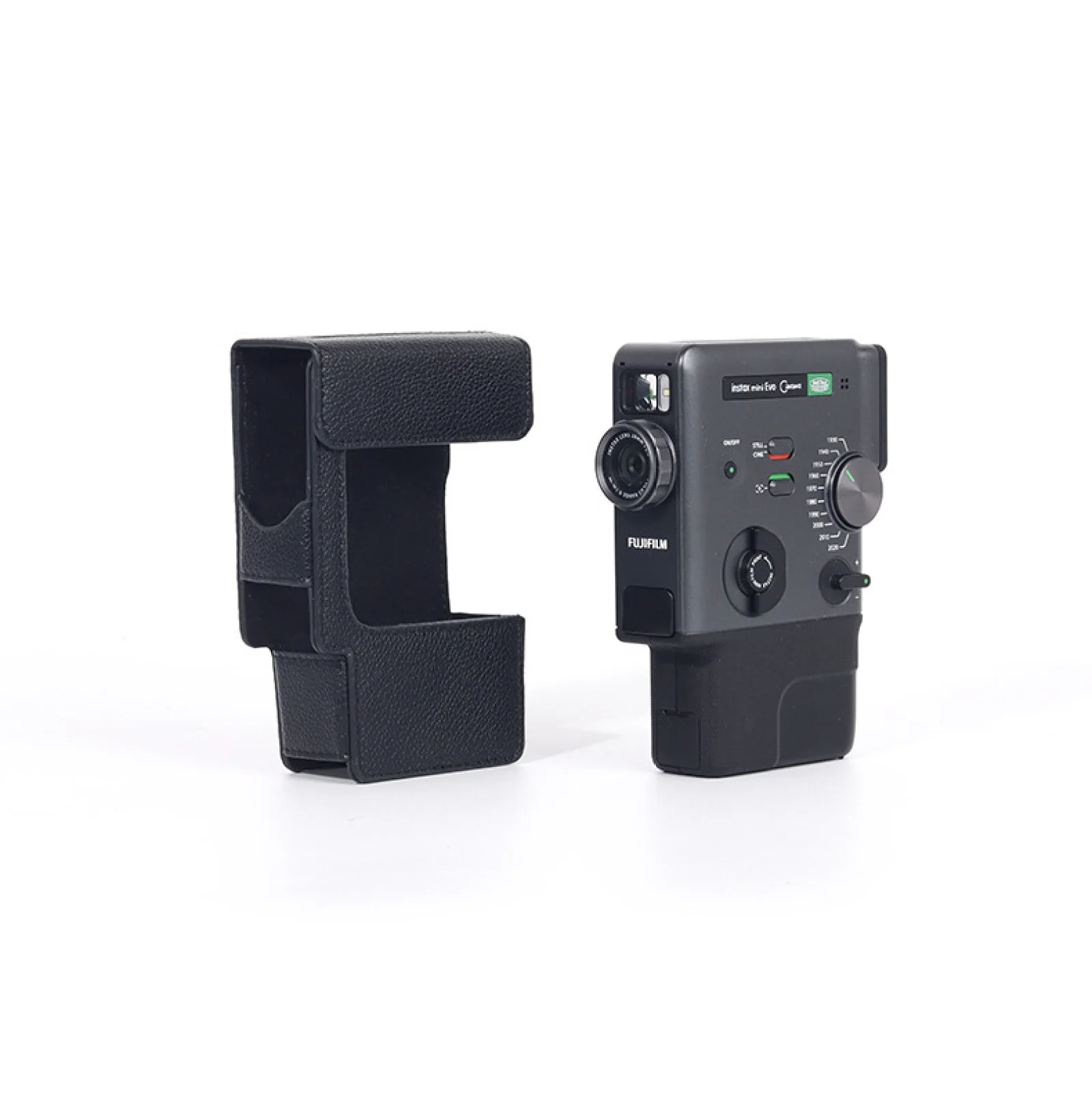 Instax mini Evo 시네마 카메라용 PU 가죽 케이스, 조절 가능한 어깨끈이 있는 보호 케이스, 단색 보관용 휴대 가방