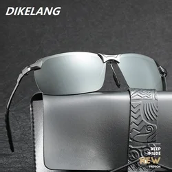 Luxury Men Photochromic Polarized Sunglasses Driving Chameleon Sun Glasses Male Change Color Day And Night Vision UV400 Eyewear