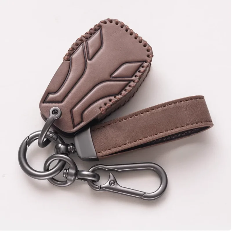 Leder für VOGE SR4MAX SR4 MAX 350 DS900X Play 2024 Motorrad Schlüsseletui Modifikation Schlüsselabdeckung Halter Schlüsselanhänger Zubehör – Detail 6