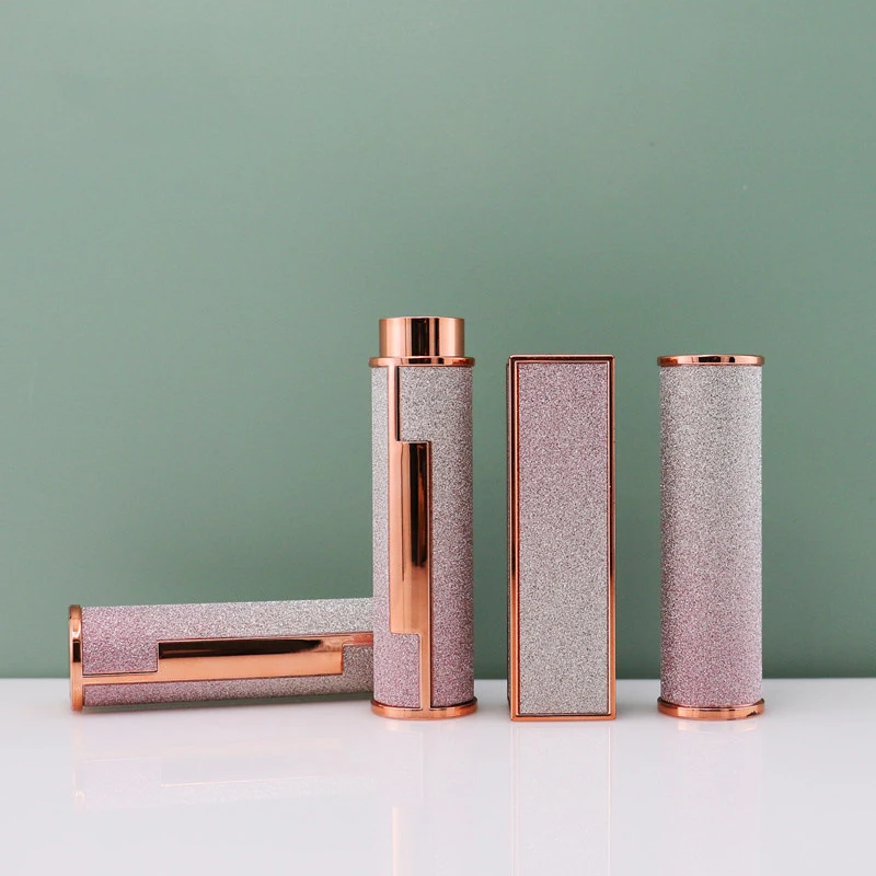 

3.5g Lipstick Tube Cosmetic Jar Super Flash Square Shape Fashion Flash Pink Buling Makeup Container Empty Lip Balm Lipstick Tube