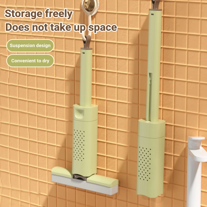 Mini Squeeze Cleaning Sponge Mop Kitchen Car Glass Window Cleaning Supplies Products For Home Multifunctional Mini Portable Mop 4