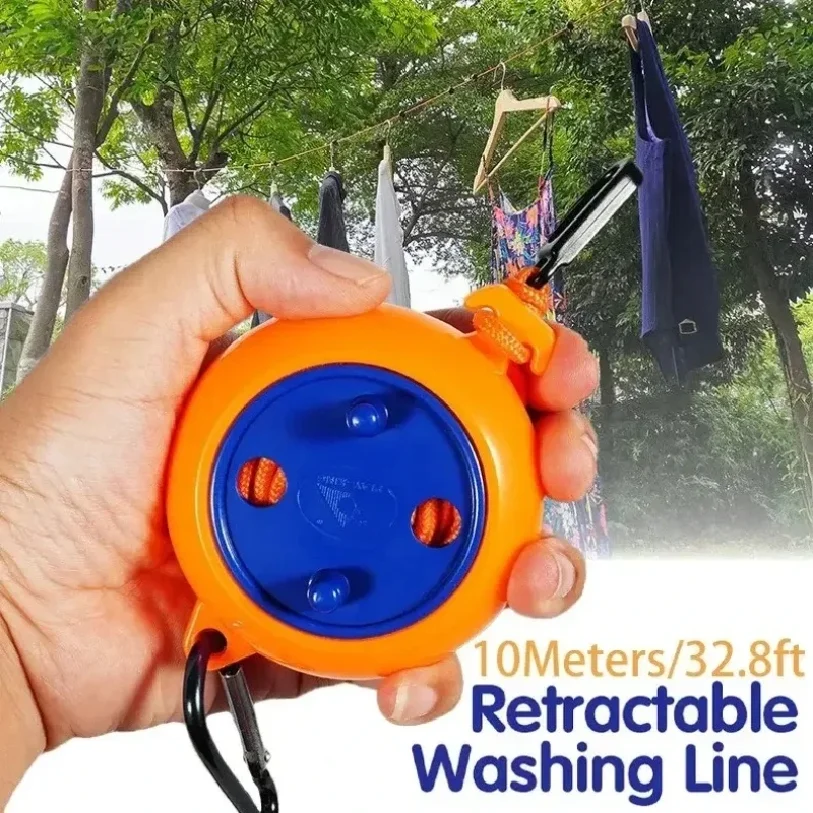 1PC Portable Retractable Clothesline 2