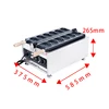 Best Price 110V 220V Electric Bear Paw Shaped Waffle Maker Commercial Cast Iron Non-Stick Waffle Makers Machine For Sale 2