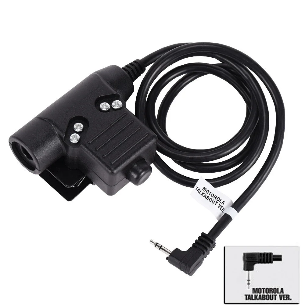 U94 PTT Icom / Kenwood / Midland Motorola Talkabout Mobile Phone Headset PTT for Full Range of Tactical Headset tactical headset