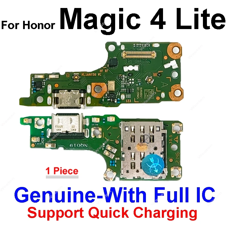 Universal Charging USB Dock with SIM Card Slot - Replacement Charger Board for Huawei Honor Magic Series